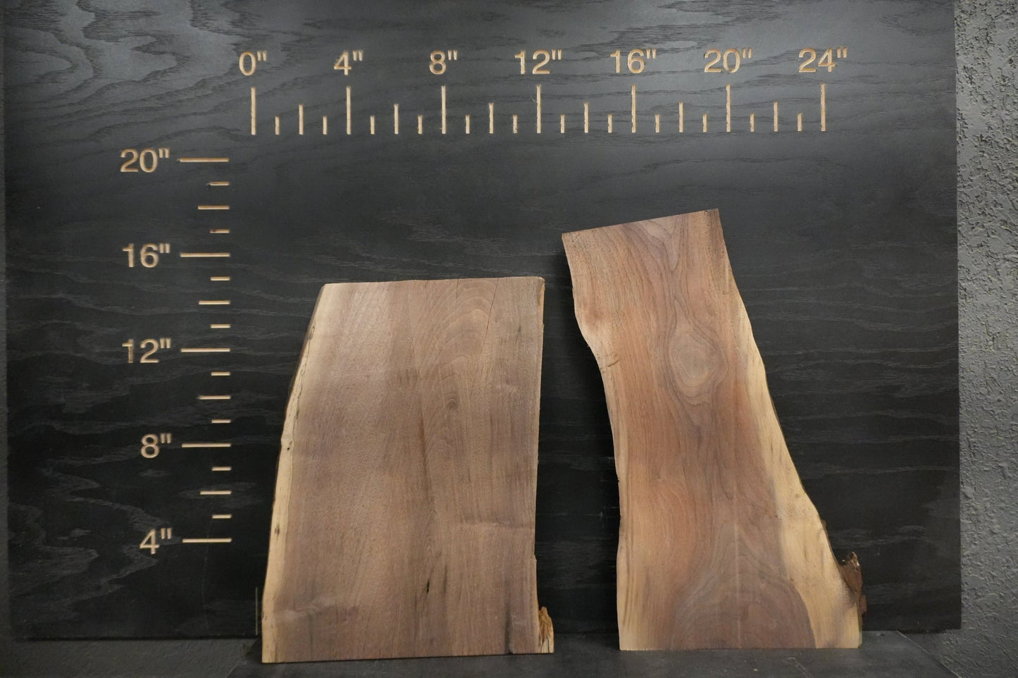 20 - " Walnut Wood Kit Live - Edge - Ol Loggin Sawmill