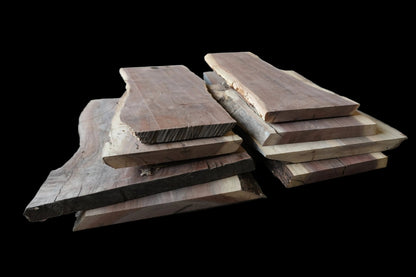 20 - " Walnut Wood Kit Live - Edge - Ol Loggin Sawmill