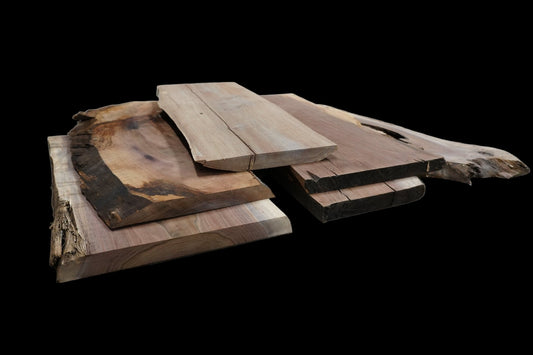 20 - " Walnut Wood Kit Live - Edge - Ol Loggin Sawmill
