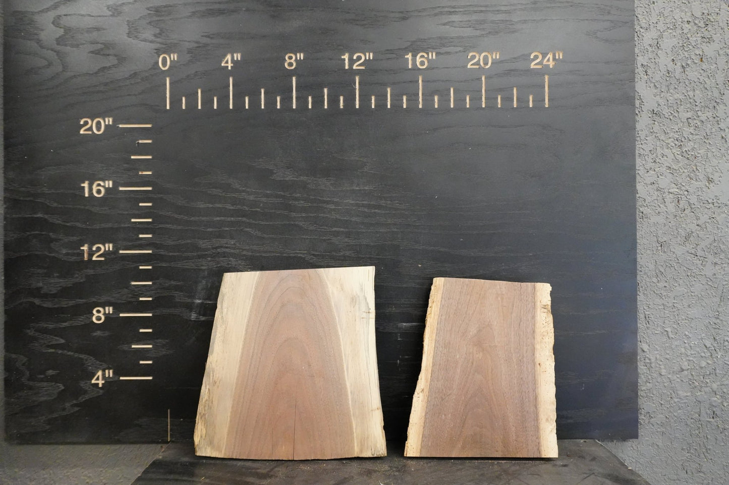 20 - " Walnut Wood Kit Live - Edge - Ol Loggin Sawmill