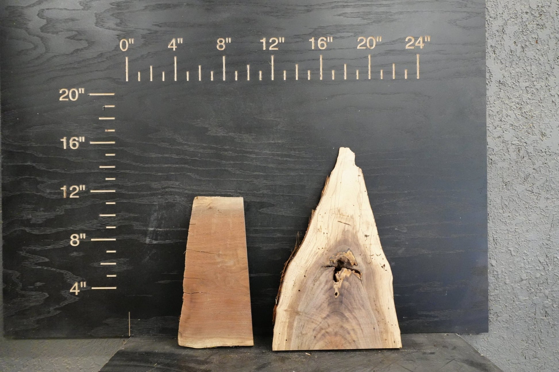 20 - " Walnut Wood Kit Live - Edge - Ol Loggin Sawmill