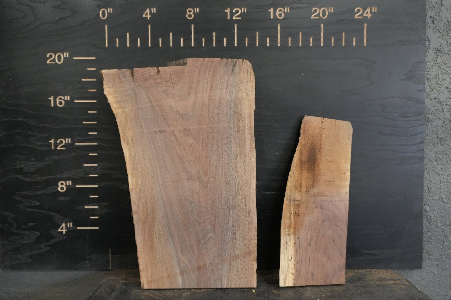 20 - " Walnut Wood Kit Live - Edge - Ol Loggin Sawmill