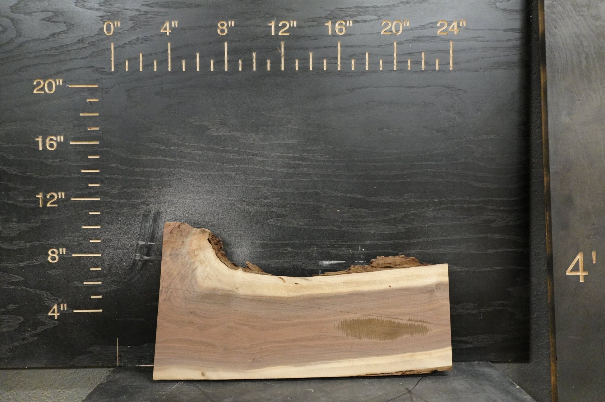 20 - " Walnut Wood Kit Live - Edge - Ol Loggin Sawmill