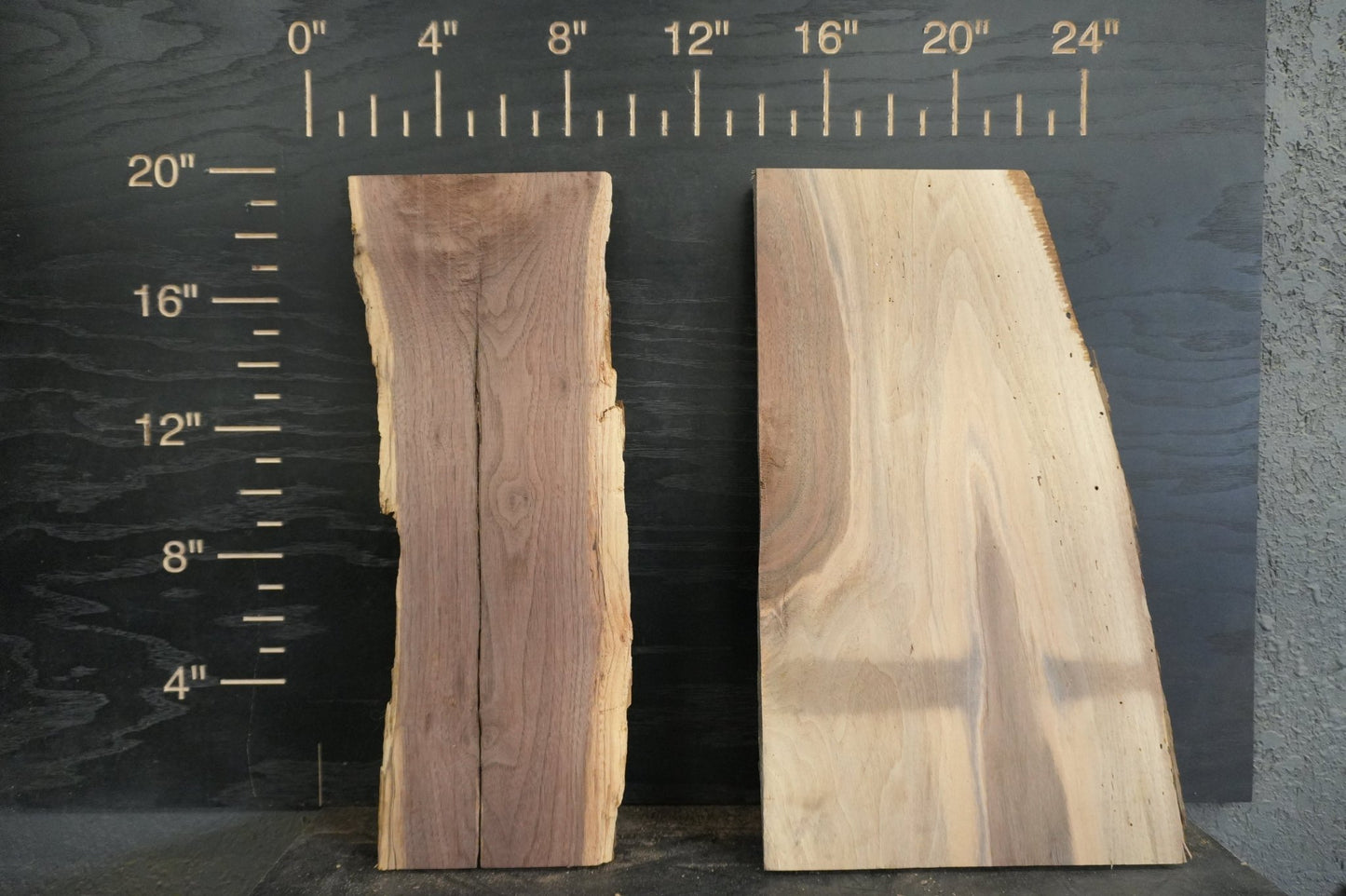 20 - " Walnut Wood Kit Live - Edge - Ol Loggin Sawmill