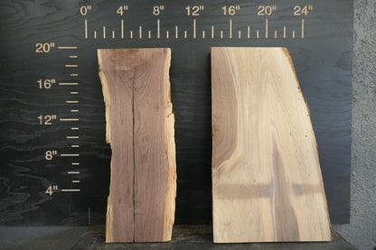 20 - " Walnut Wood Kit Live - Edge - Ol Loggin Sawmill