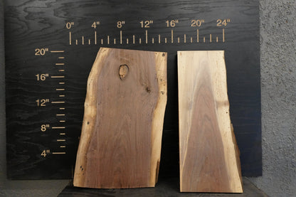 20 - " Walnut Wood Kit Live - Edge - Ol Loggin Sawmill