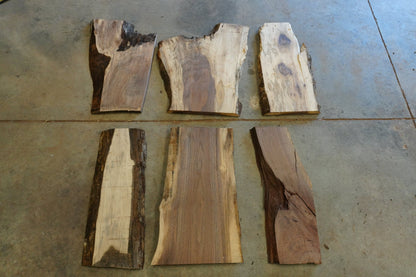 20 - " Walnut Wood Kit Live - Edge - Ol Loggin Sawmill