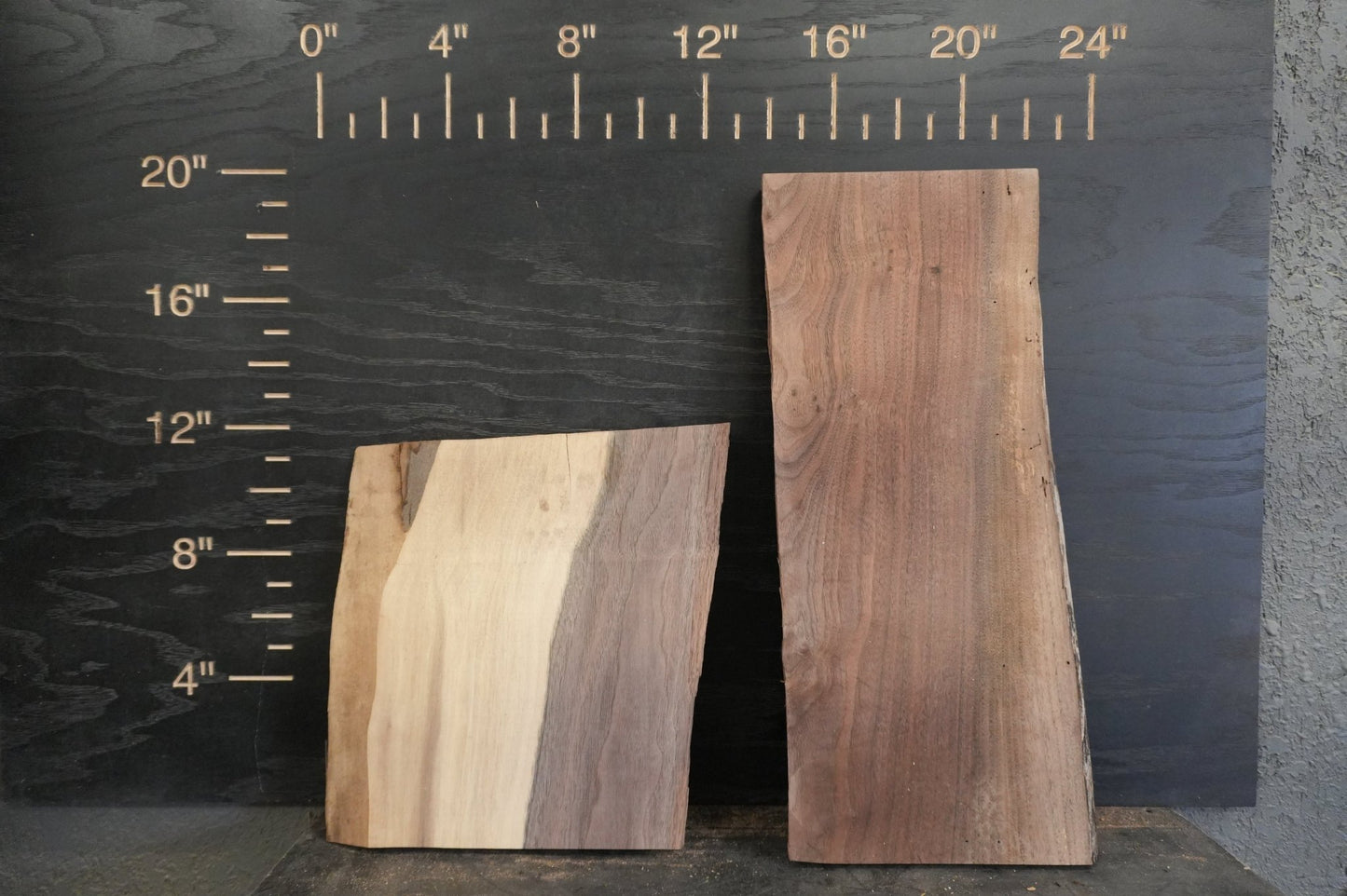 20 - " Walnut Wood Kit Live - Edge - Ol Loggin Sawmill