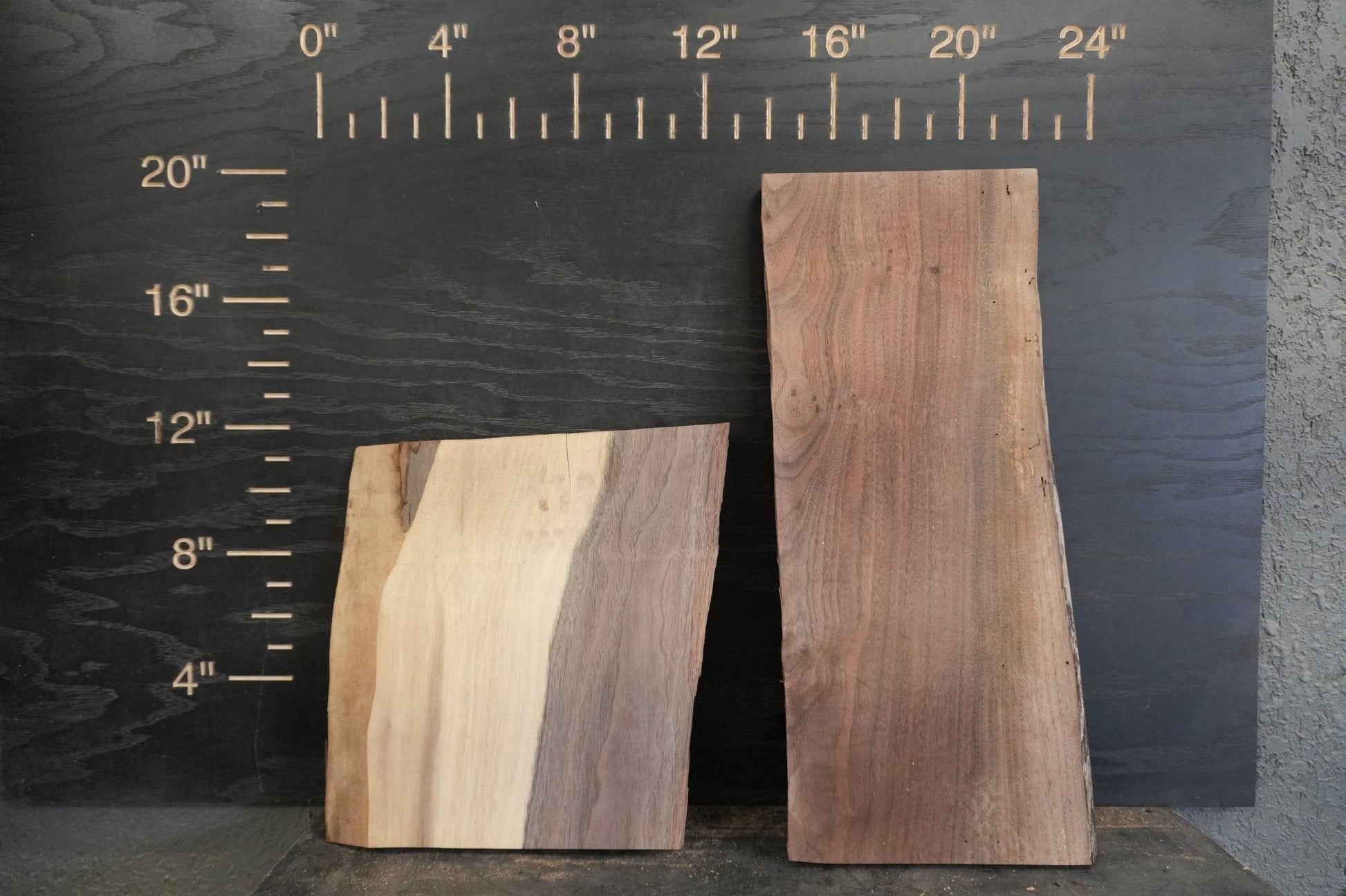 20 - " Walnut Wood Kit Live - Edge - Ol Loggin Sawmill