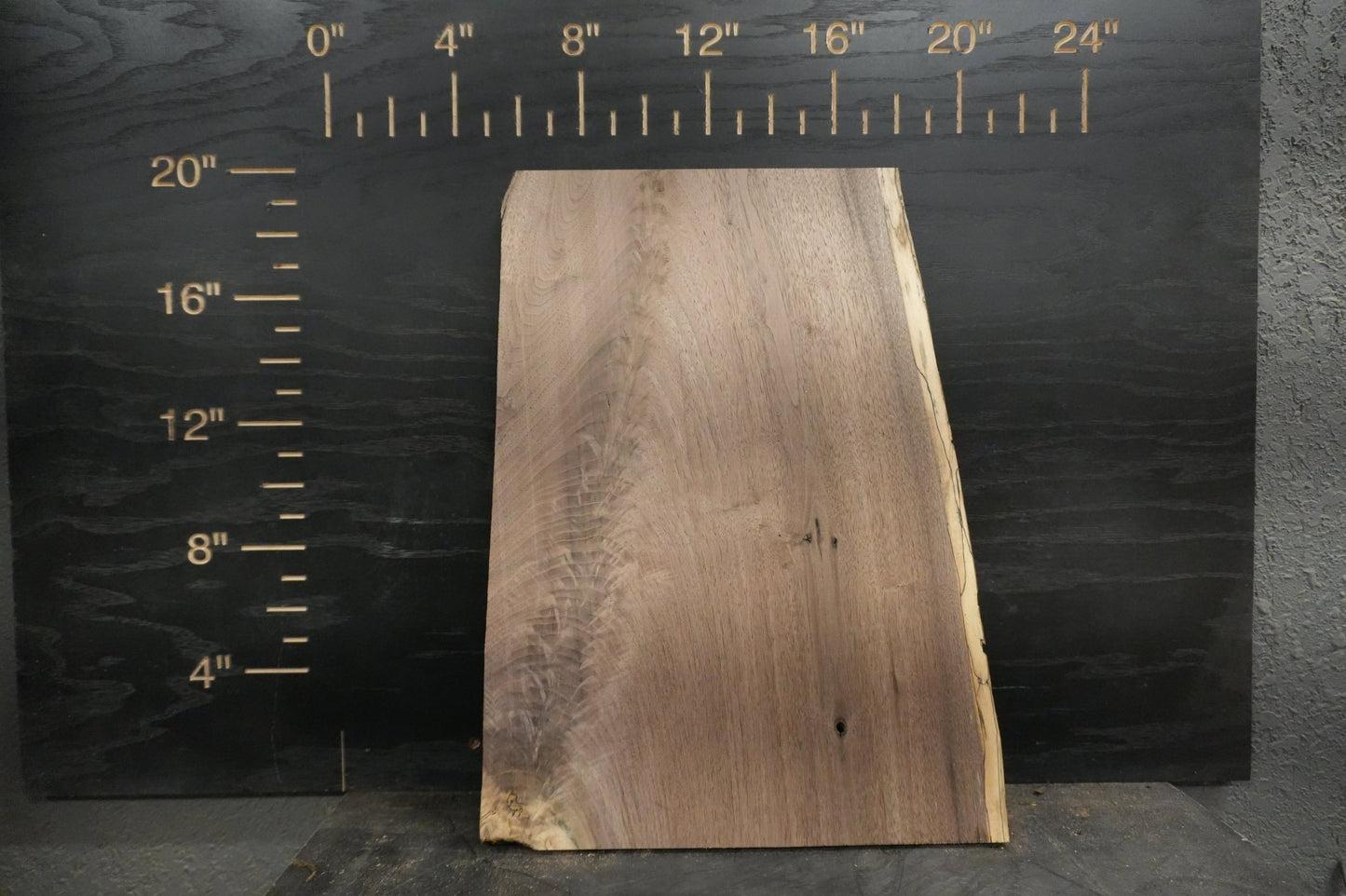 20 - " Walnut Wood Kit Live - Edge (large Pieces) - Ol Loggin Sawmill