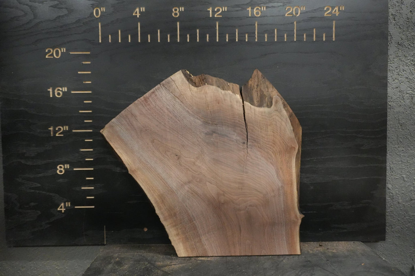 20 - " Walnut Wood Kit Live - Edge (large Pieces) - Ol Loggin Sawmill