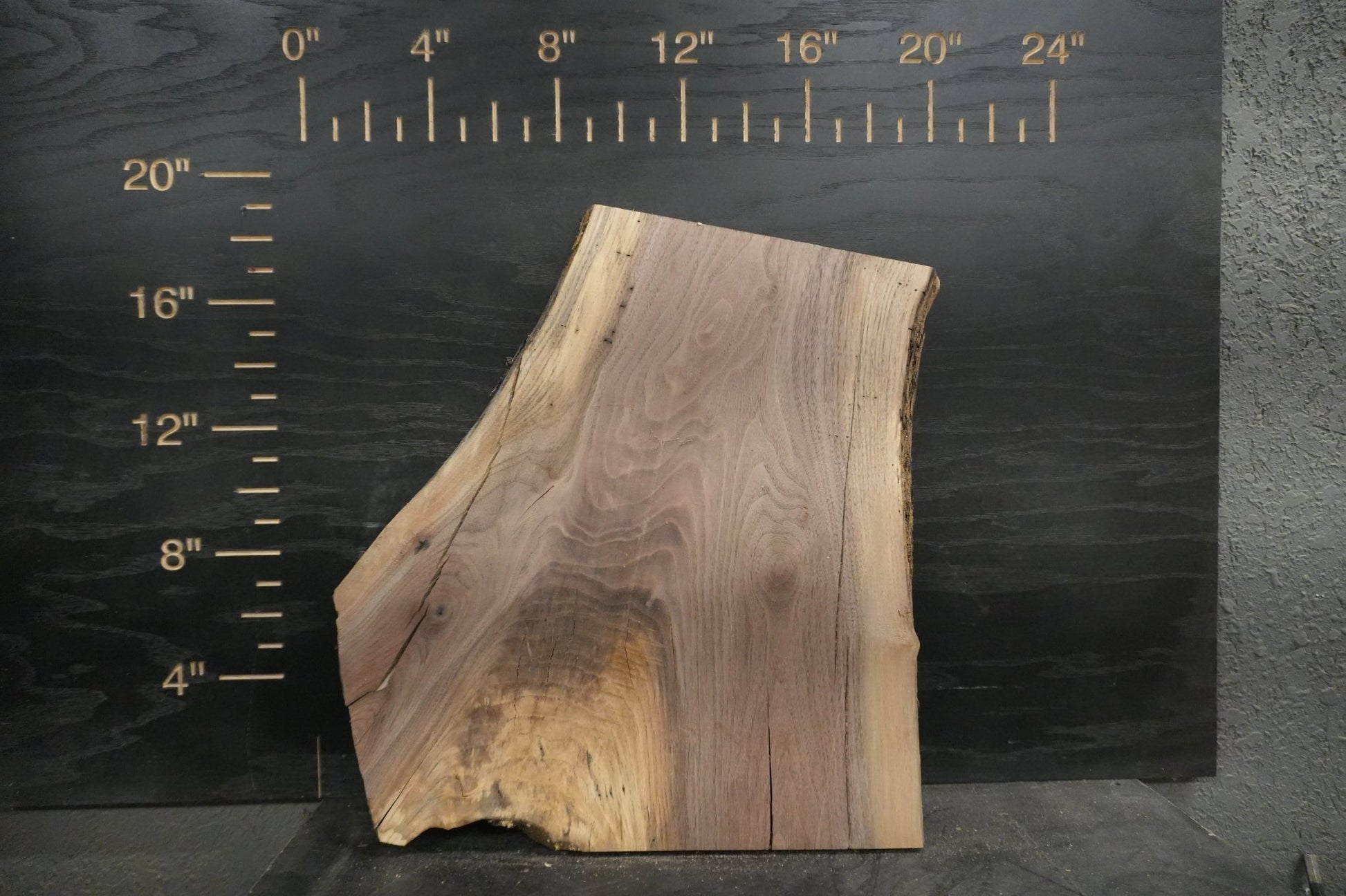 20 - " Walnut Wood Kit Live - Edge (large Pieces) - Ol Loggin Sawmill