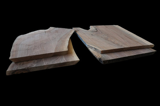 20 - " Walnut Wood Kit Live - Edge (large Pieces) - Ol Loggin Sawmill