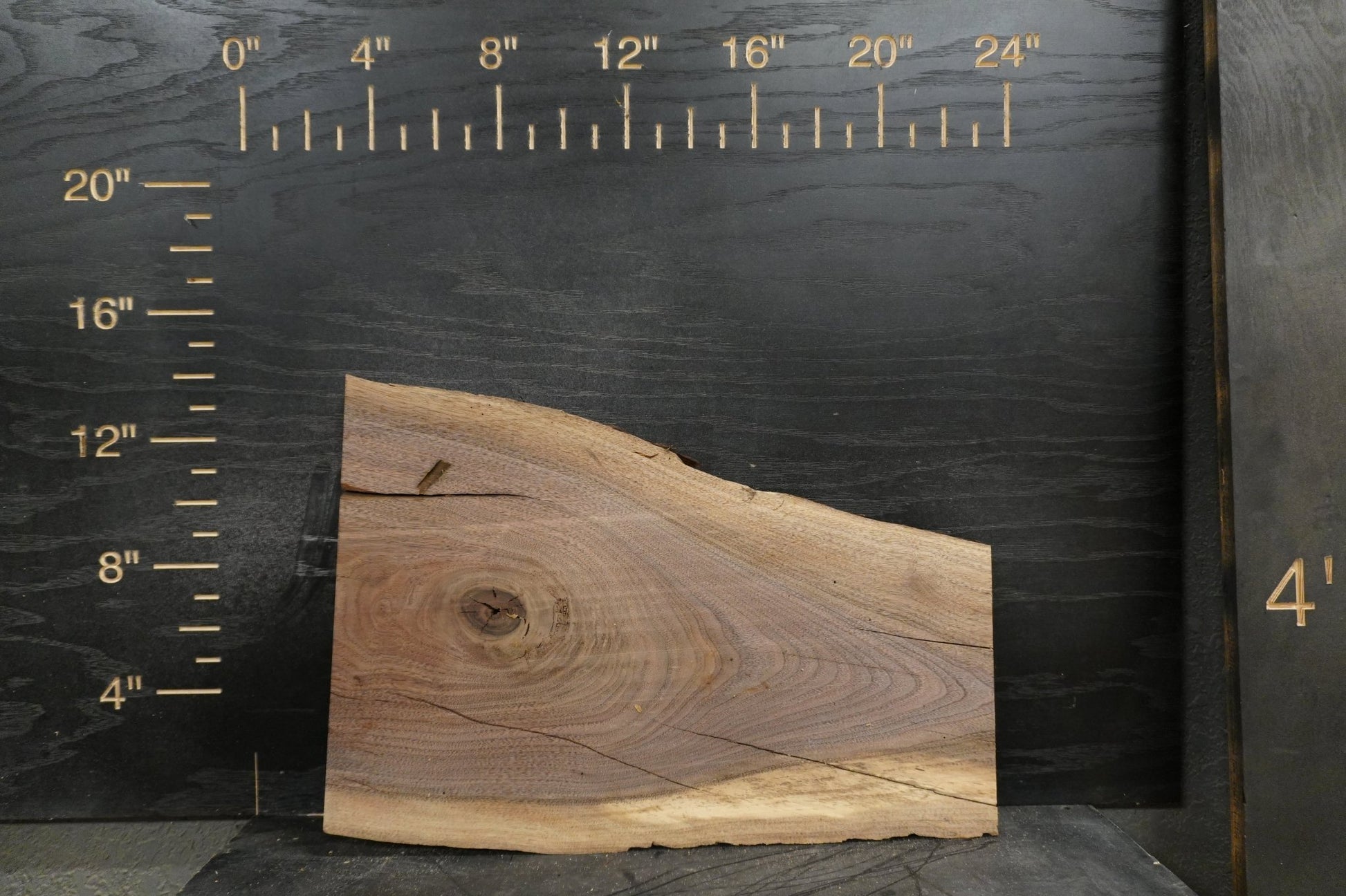 20 - " Walnut Wood Kit Live - Edge (large Pieces) - Ol Loggin Sawmill