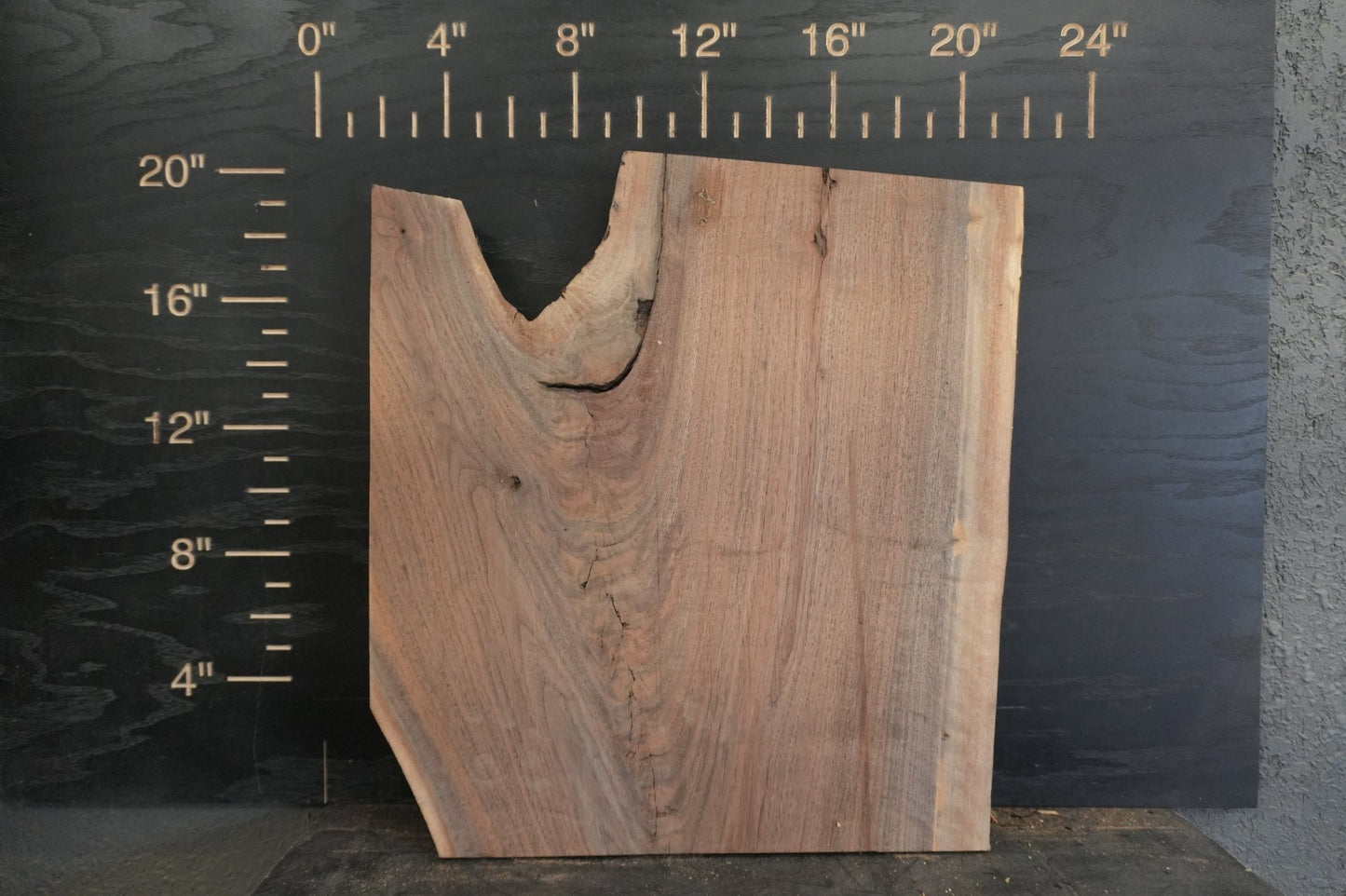 20 - " Walnut Wood Kit Live - Edge (large Pieces) - Ol Loggin Sawmill