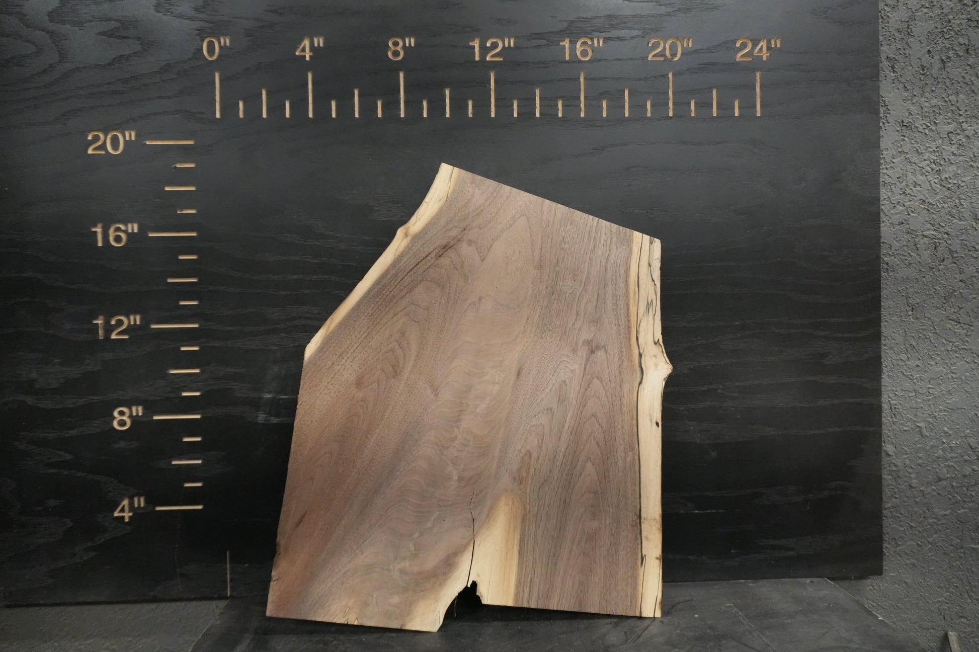 20 - " Walnut Wood Kit Live - Edge (large Pieces) - Ol Loggin Sawmill