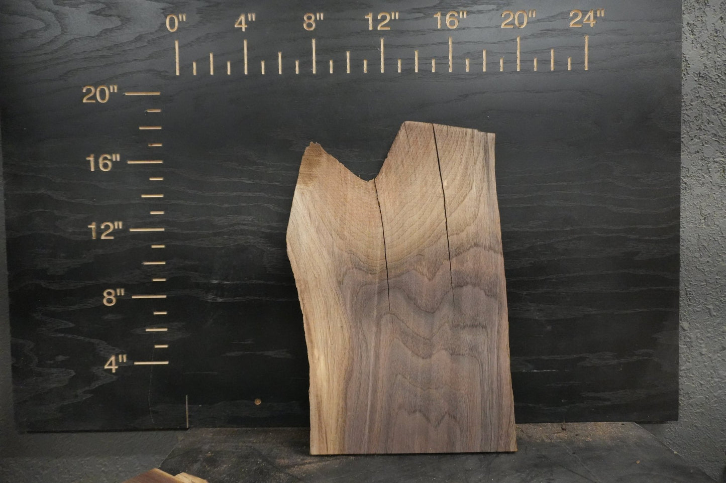 20 - " Walnut Wood Kit Live - Edge (large Pieces) - Ol Loggin Sawmill