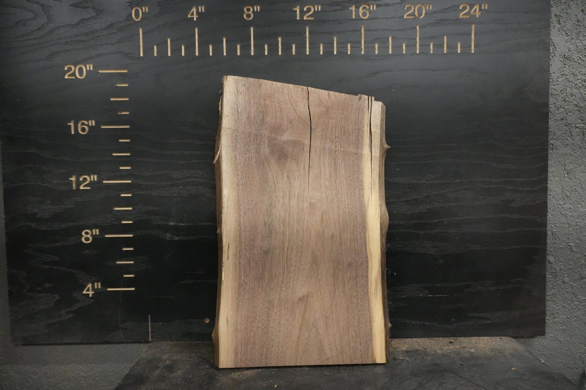 20 - " Walnut Wood Kit Live - Edge (large Pieces) - Ol Loggin Sawmill