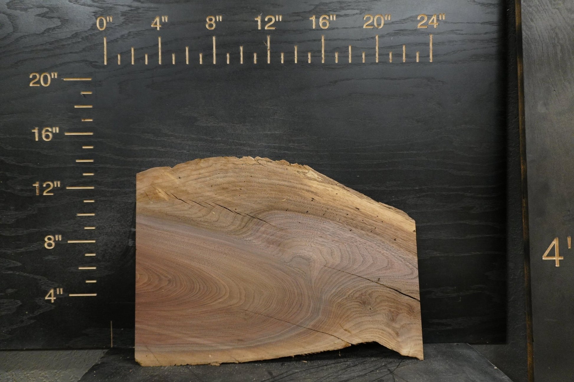 20 - " Walnut Wood Kit Live - Edge (large Pieces) - Ol Loggin Sawmill
