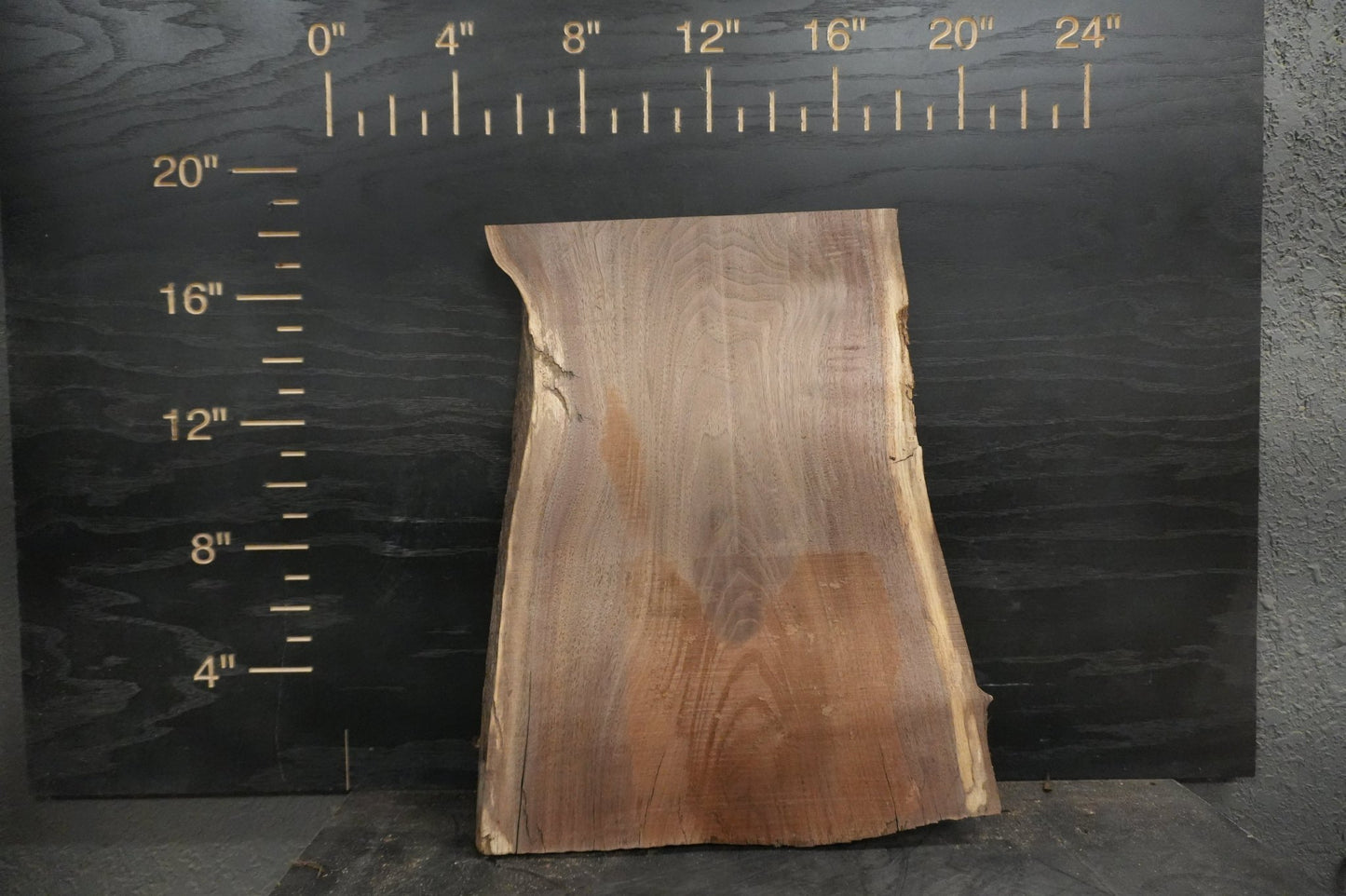 20 - " Walnut Wood Kit Live - Edge (large Pieces) - Ol Loggin Sawmill