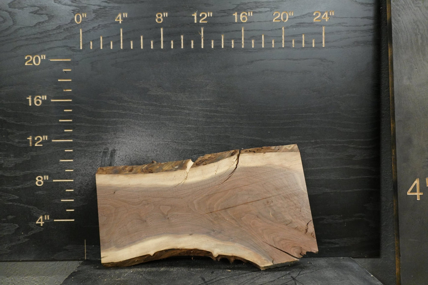20 - " Walnut Wood Kit Live - Edge (large Pieces) - Ol Loggin Sawmill