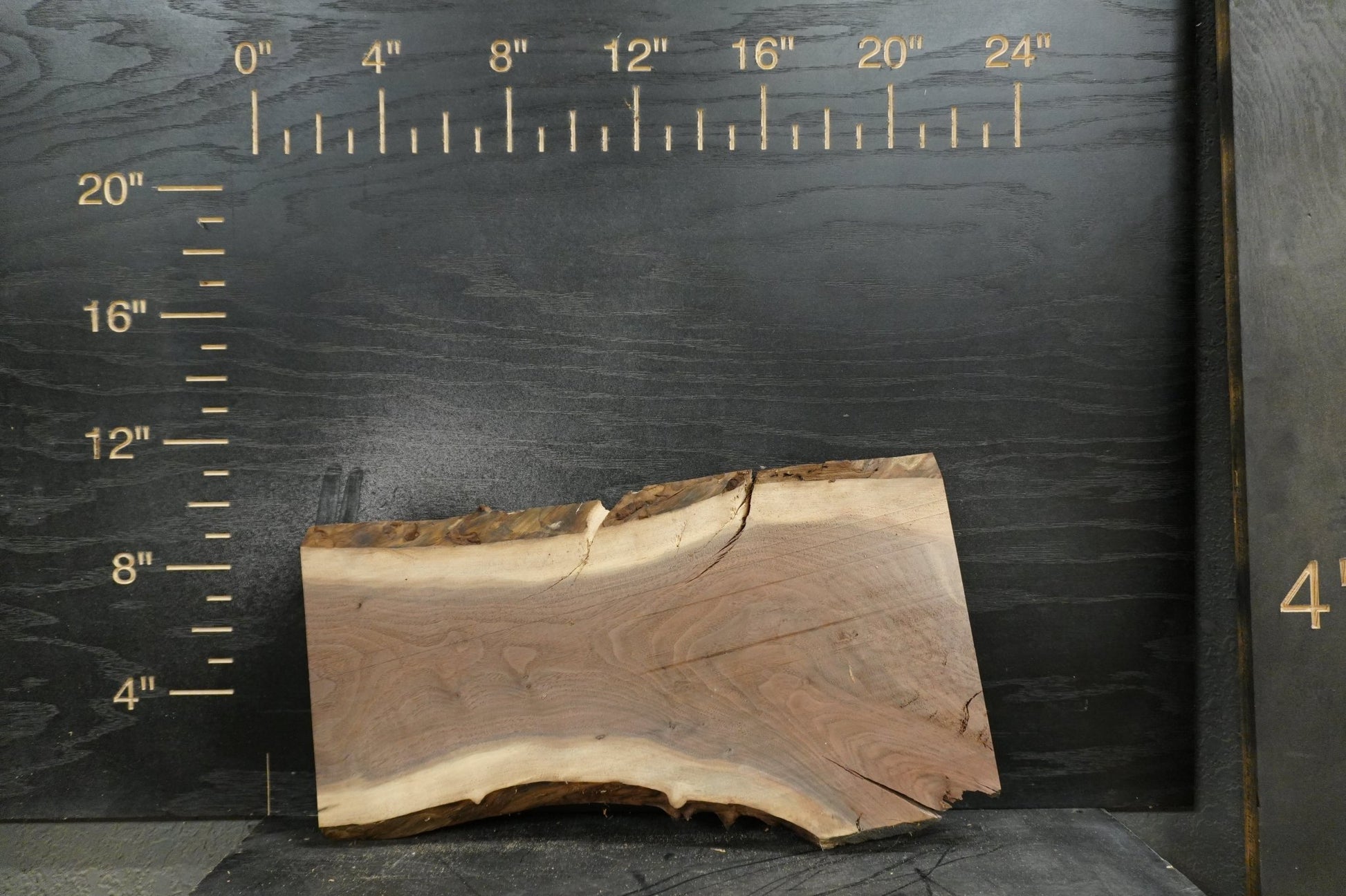 20 - " Walnut Wood Kit Live - Edge (large Pieces) - Ol Loggin Sawmill