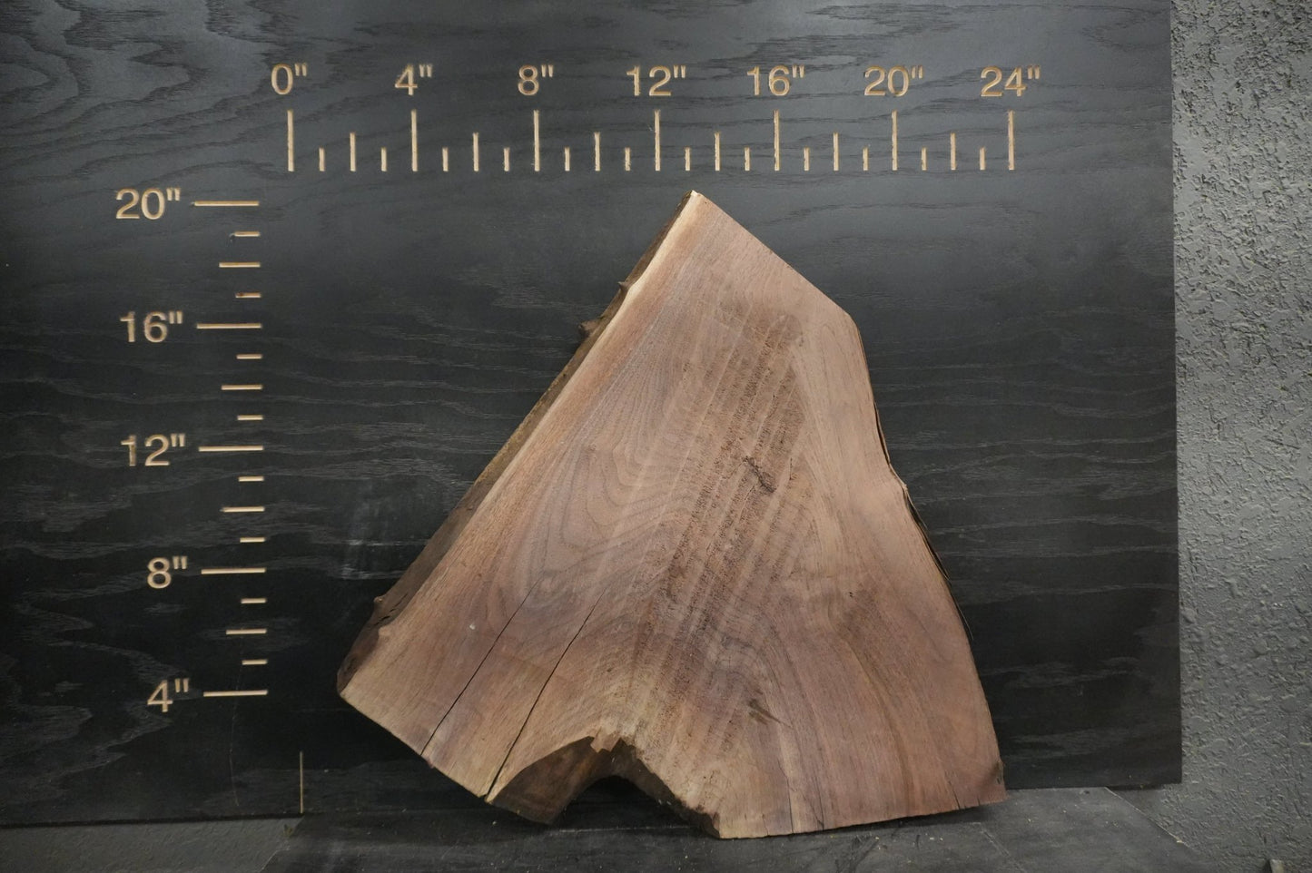 20 - " Walnut Wood Kit Live - Edge (large Pieces) - Ol Loggin Sawmill