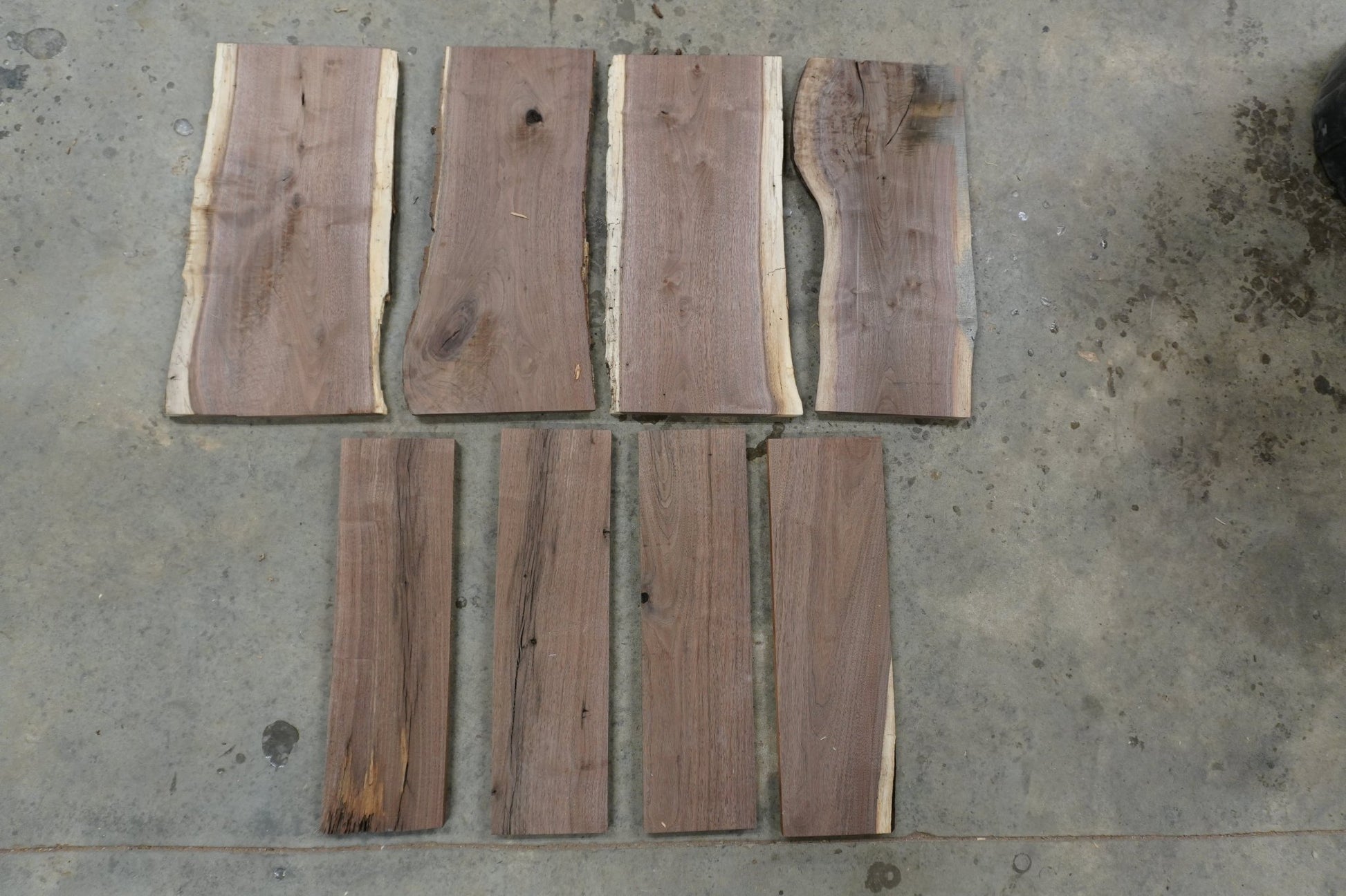 24" Walnut Dimensional Wood Kit (S2S) - Ol Loggin Sawmill