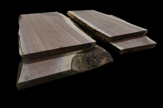 24 - " Walnut Large Piece Wood Kit Live - Edge - Ol Loggin Sawmill