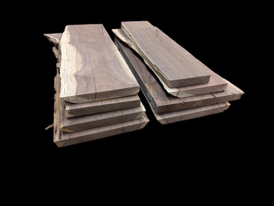 24" Walnut Live Edge Charcuterie Kit - Ol Loggin Sawmill