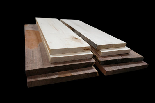 24" Walnut & Maple Dimensional Wood Kit (s2s) - Ol Loggin Sawmill
