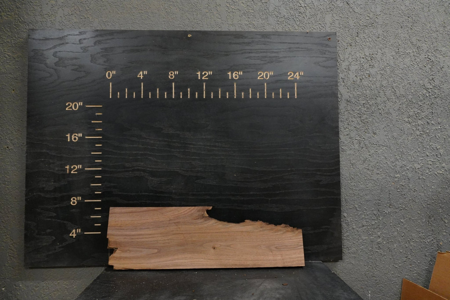 24 - " Walnut & Maple Wood Kit Live - Edge - Ol Loggin Sawmill