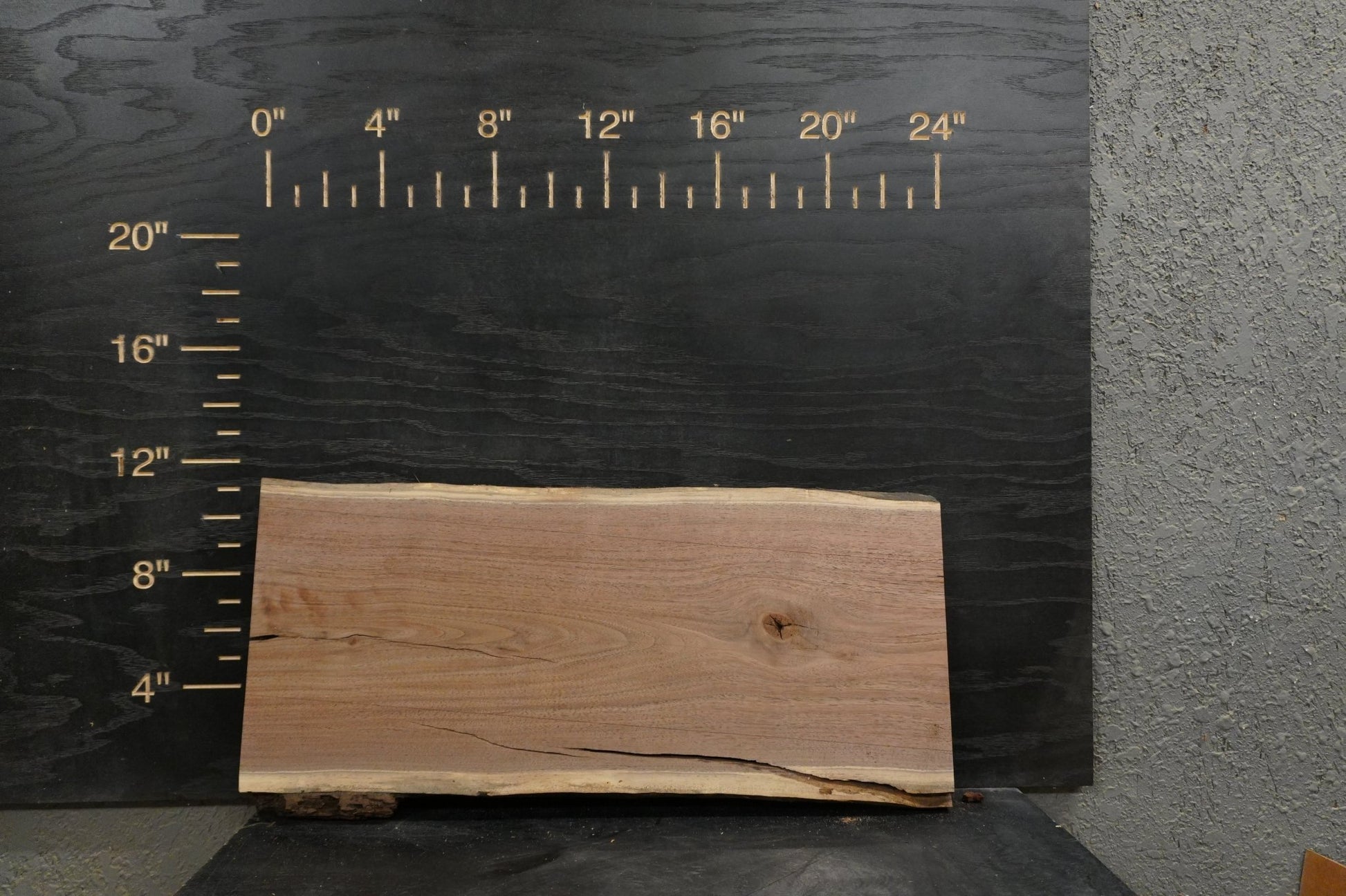 24 - " Walnut Wood Kit Live - Edge - Ol Loggin Sawmill