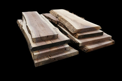 24 - " Walnut Wood Kit Live - Edge - Ol Loggin Sawmill