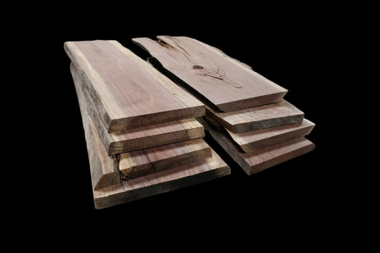 24 - " Walnut Wood Kit Live - Edge - Ol Loggin Sawmill