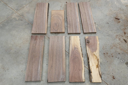 24 - " Walnut Wood Kit Live - Edge - Ol Loggin Sawmill