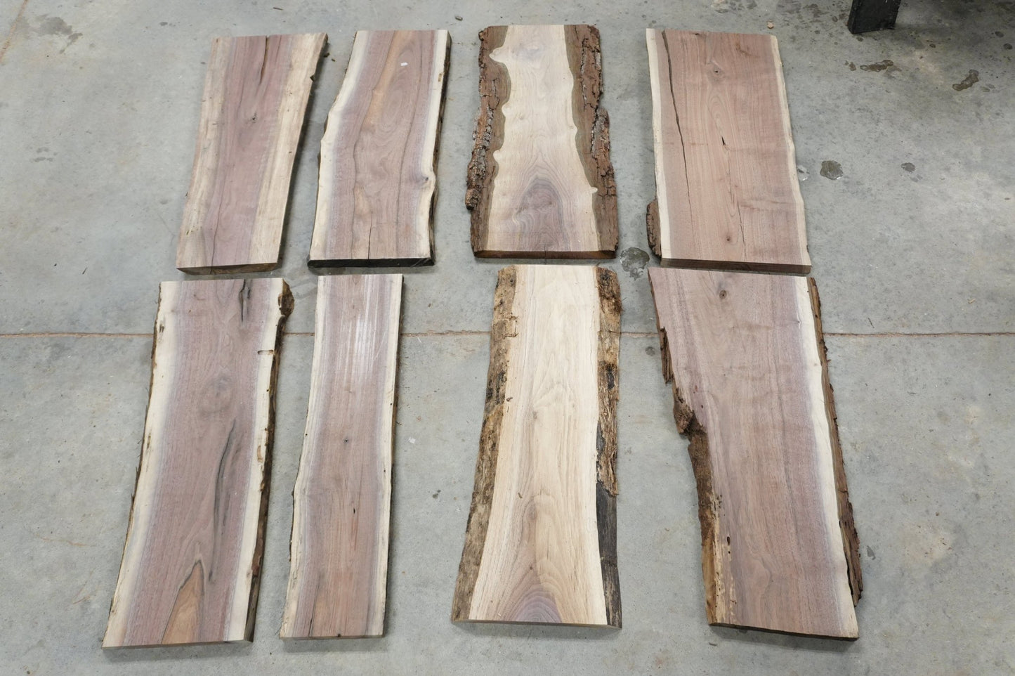 24 - " Walnut Wood Kit Live - Edge - Ol Loggin Sawmill