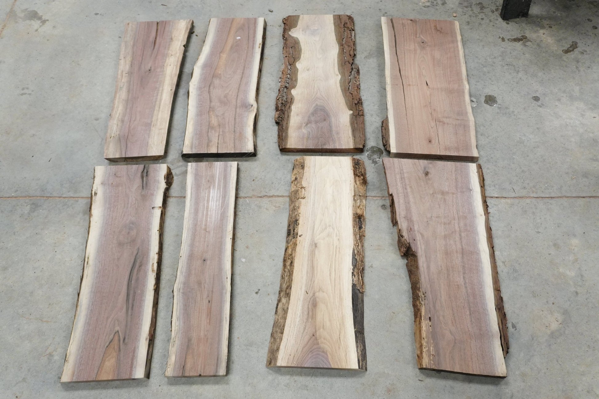 24 - " Walnut Wood Kit Live - Edge - Ol Loggin Sawmill