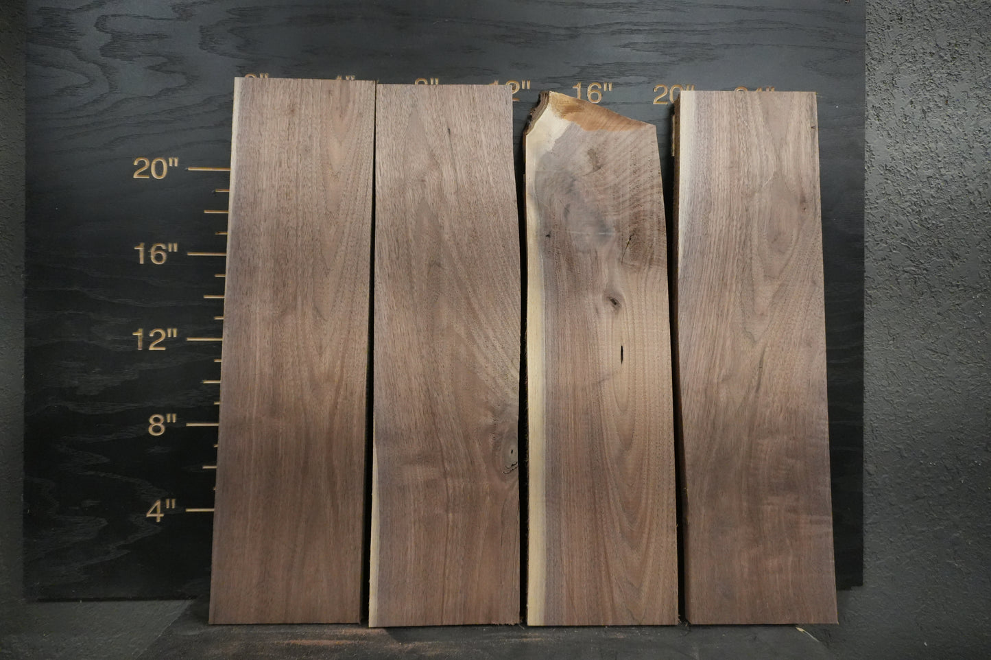 24" Walnut Dimensional Wood Kit