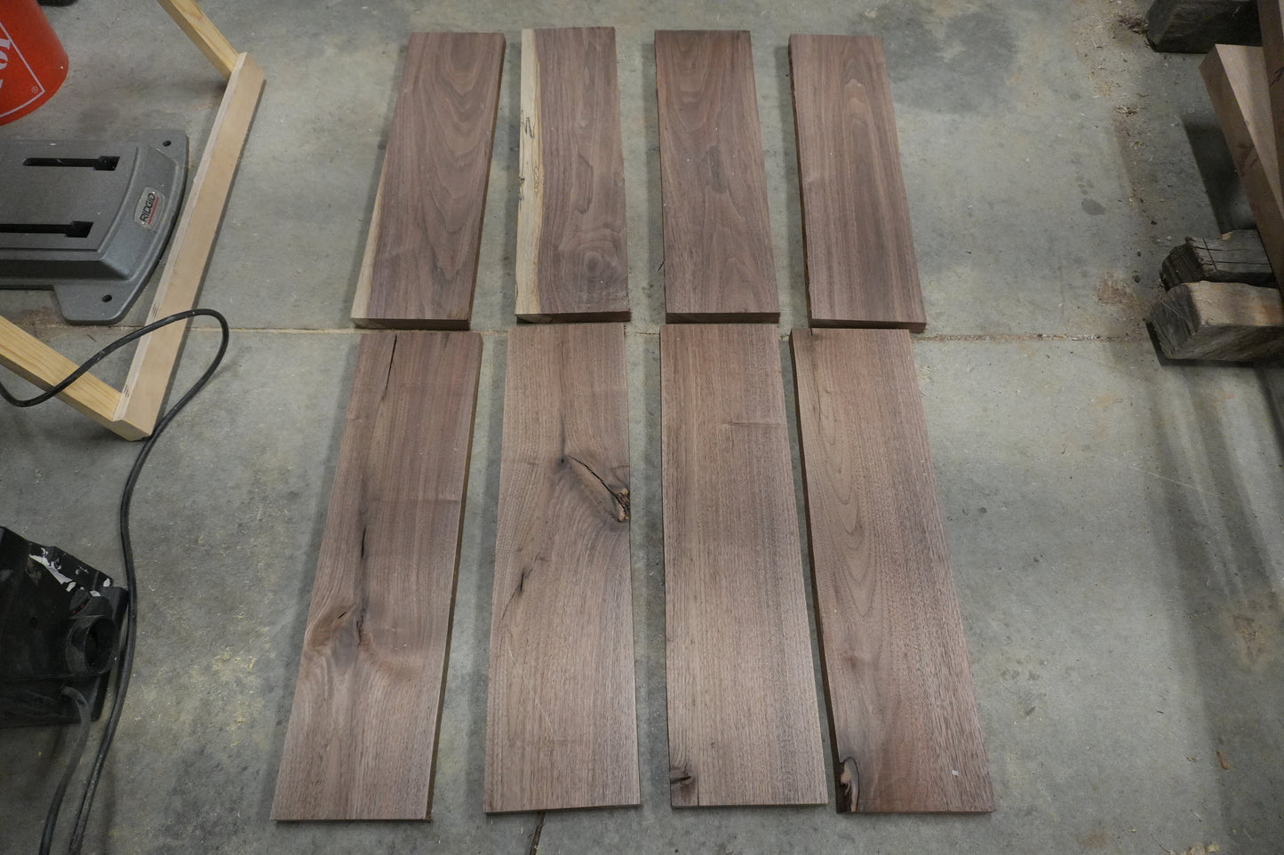 24" Walnut Dimensional Wood Kit