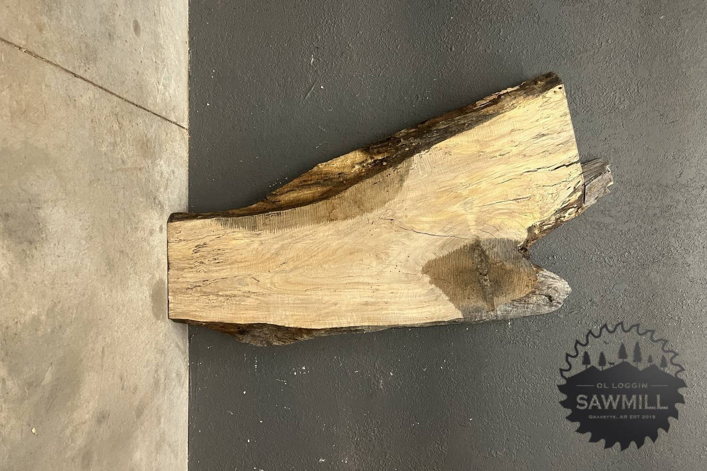 Curly Maple Live Edge Wood Slab - 36 BF - My Store