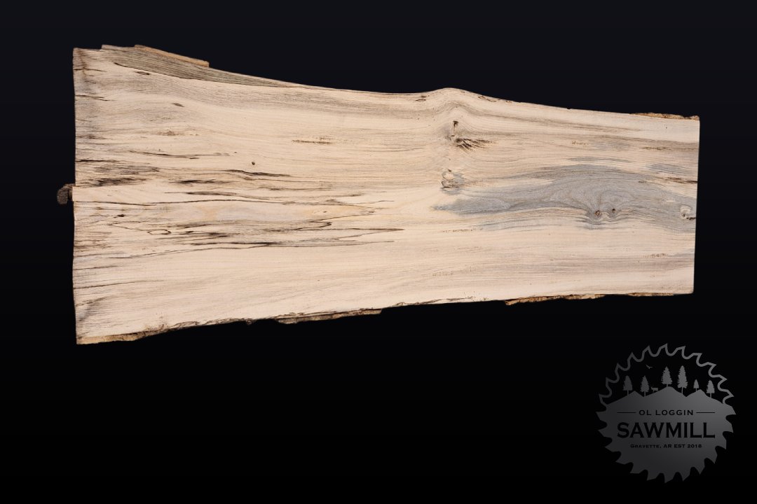 Hackberry Logs Hackberry Live Edge Wood Slab - 14.7 BF – Ol Loggin Sawmill