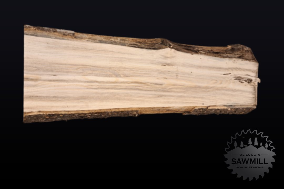Hackberry Logs Hackberry Live Edge Wood Slab - 14.7 BF – Ol Loggin Sawmill