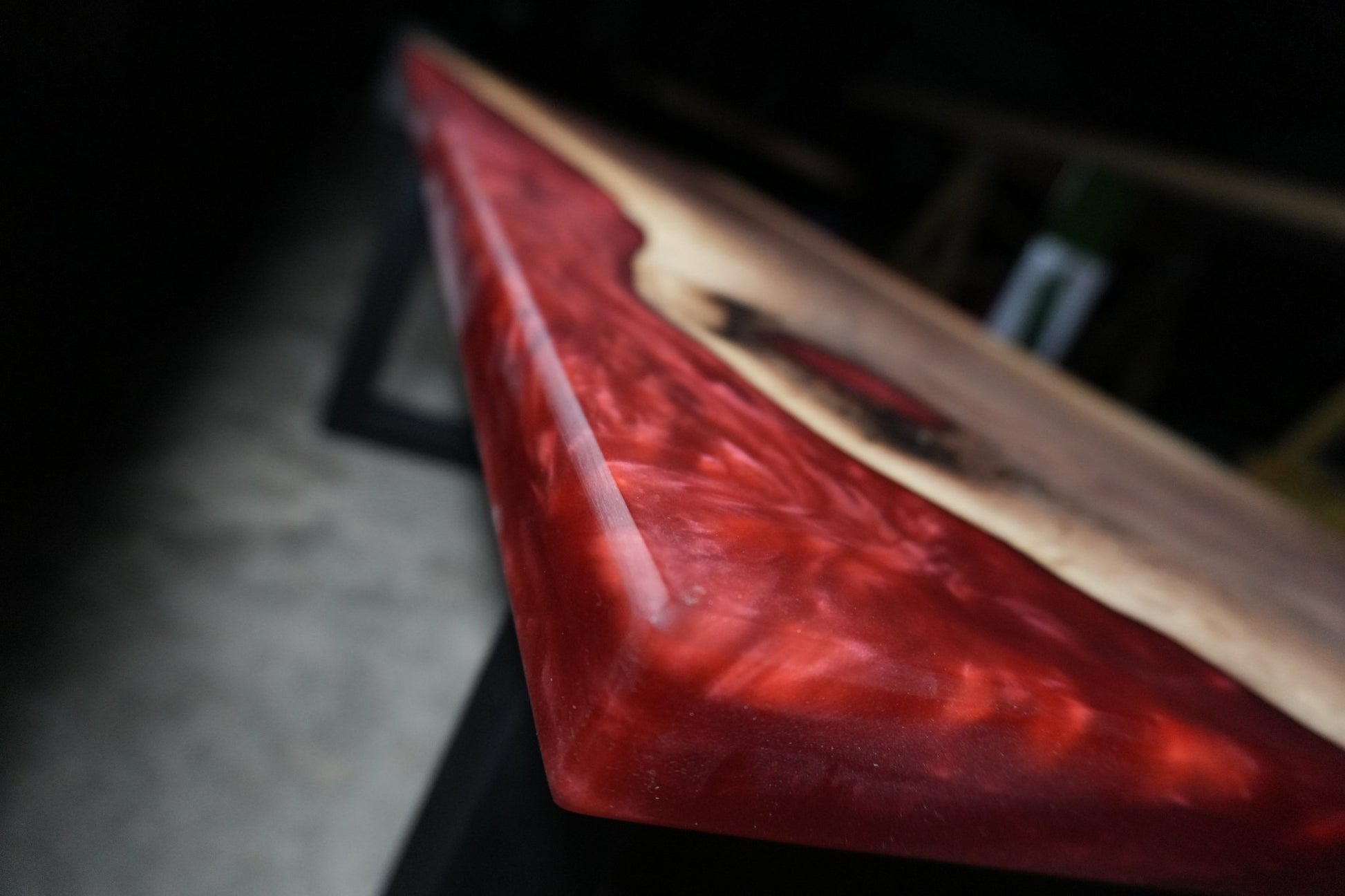 Molten Edge Walnut Coffee Table - Ol Loggin Sawmill