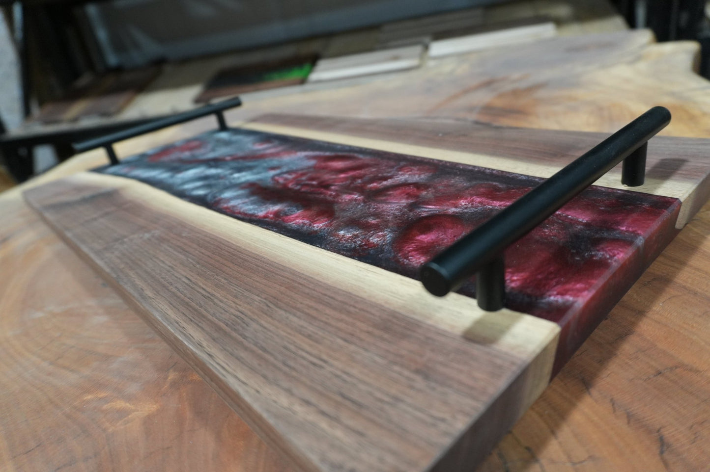 Red River Serving Tray - Ol Loggin Sawmill