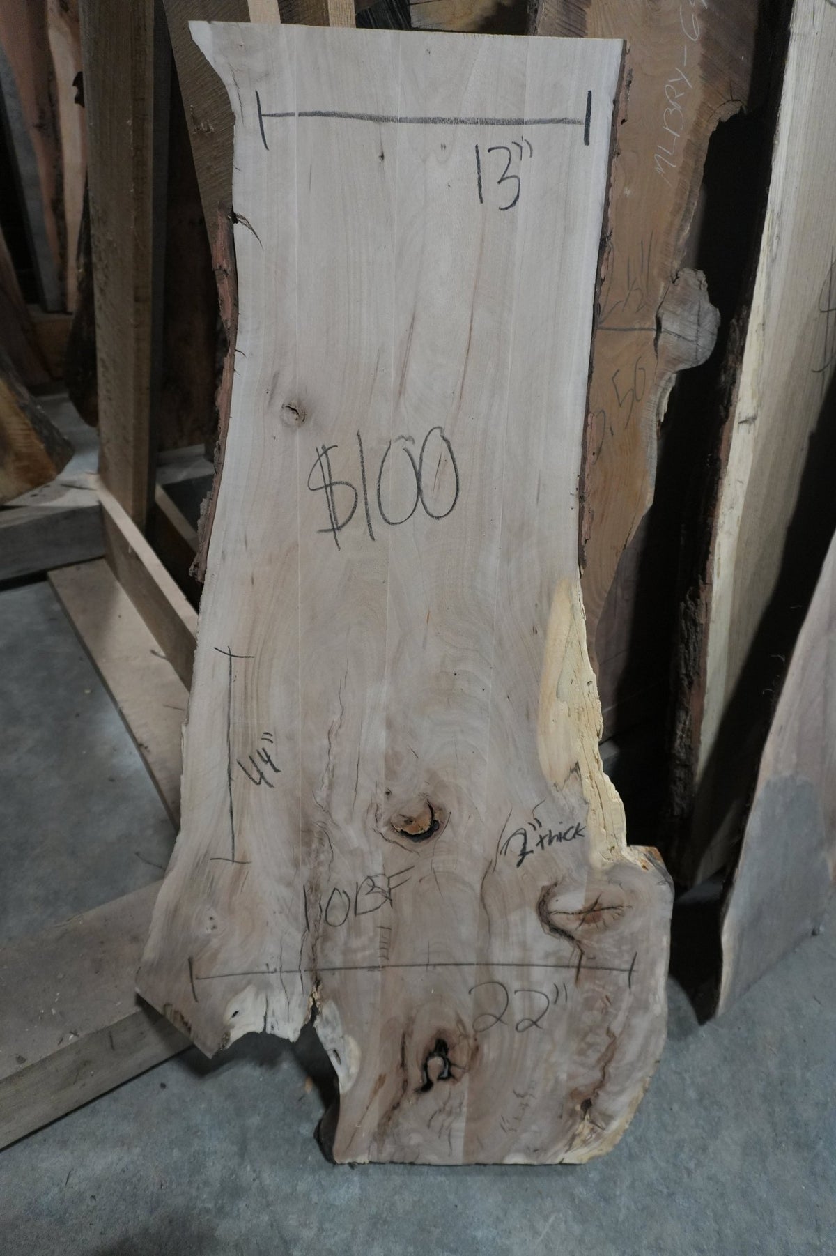 Sweetgum Slab - Ol Loggin Sawmill