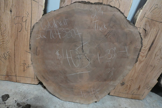 Walnut Burl Slab Cookie - Ol Loggin Sawmill