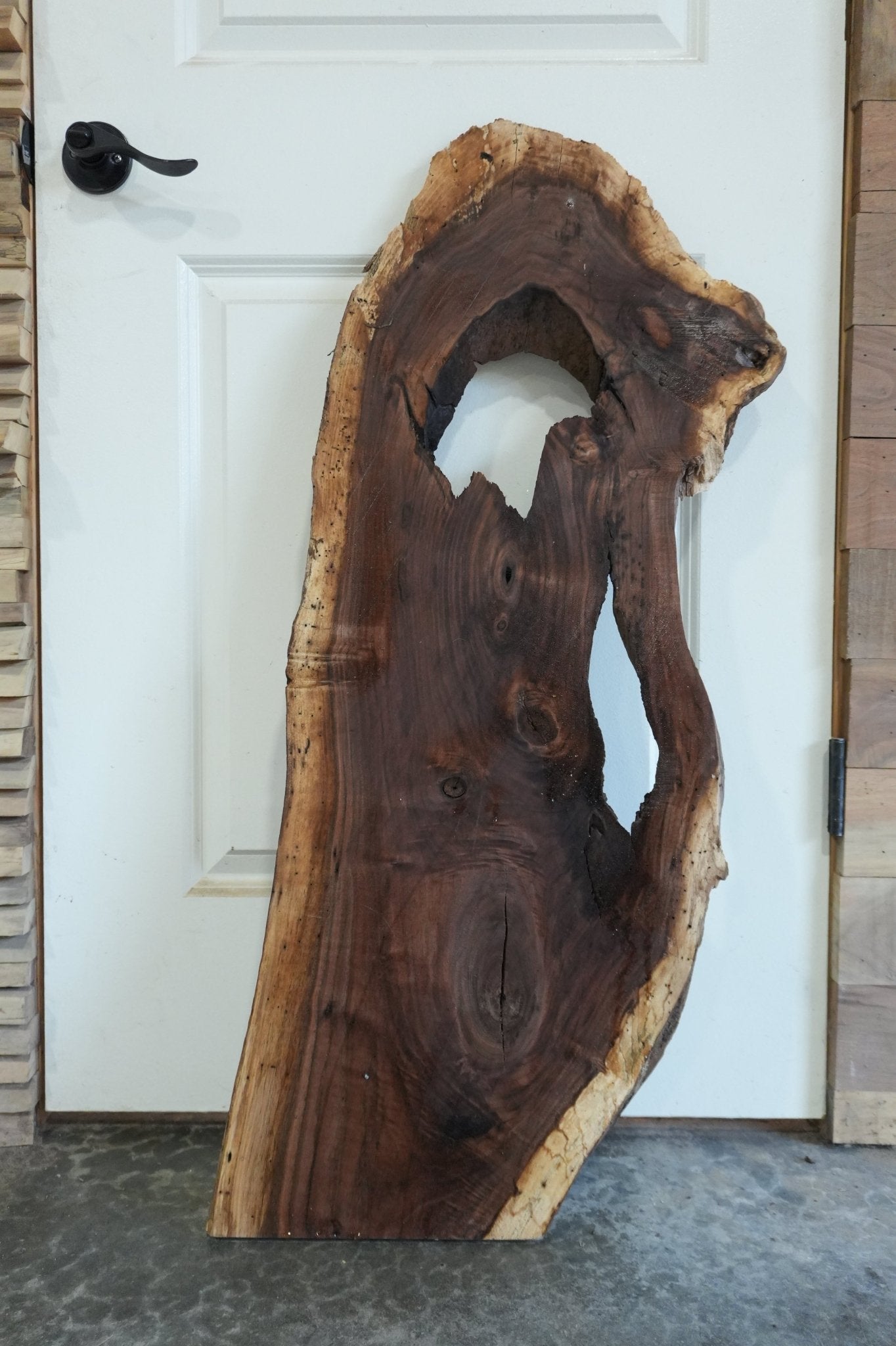 Walnut Live Edge Slab - Ol Loggin Sawmill
