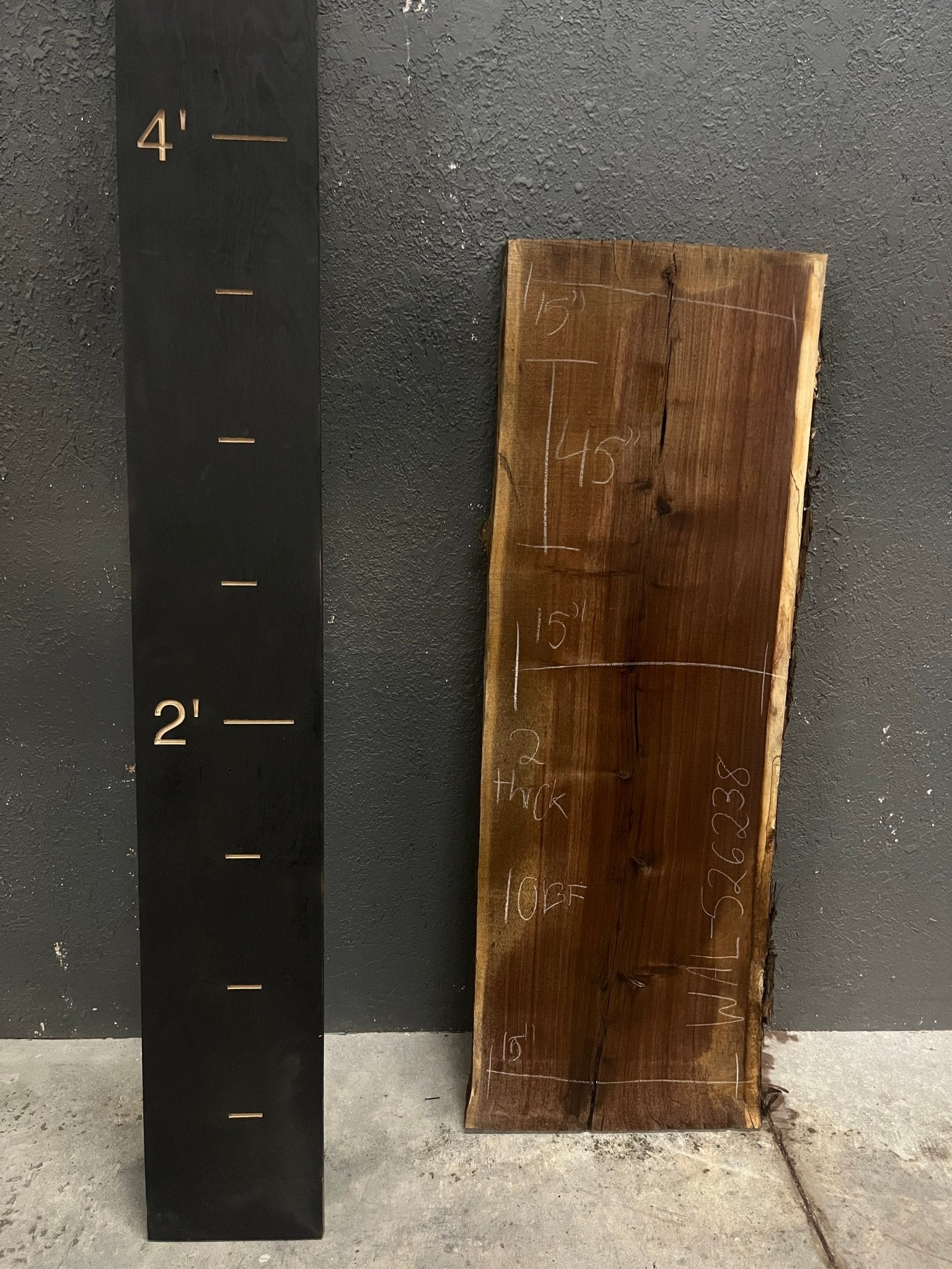 Walnut Live Edge Wood Slab - 10BF - Ol Loggin Sawmill