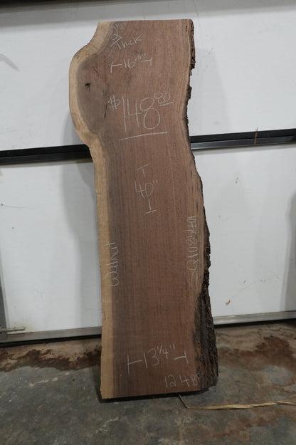 Walnut Live Edge Wood Slab - 12.4 BF - Ol Loggin Sawmill